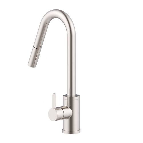 Gerber Amalfi Pull Down Single Handle Kitchen Faucet Wayfair